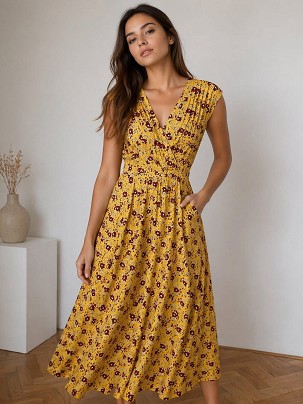 Zara sárga ruha