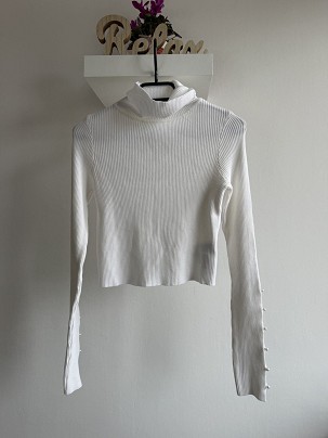 Shein bordázott felső