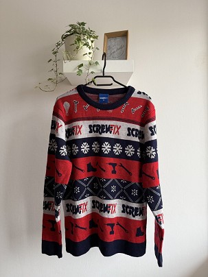 Férfi karácsonyi pulóver