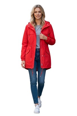 Primark piros vékony kabát