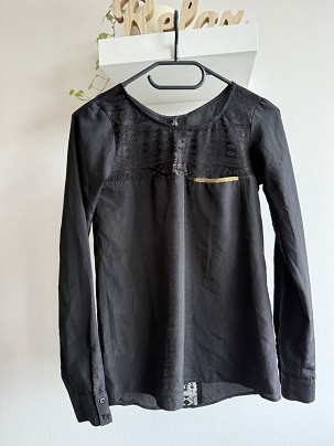 Bershka fekete blúz