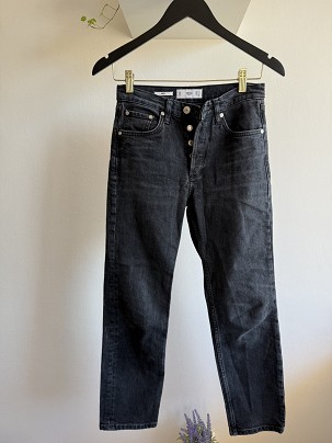 Mango fekete farmernadrág