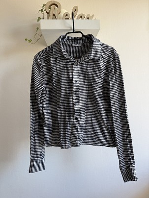 Pepita mintás felső(címkés)