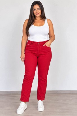 Piros női nadrág (3XL)