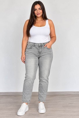 Szürke női farmernadrág (2XL)