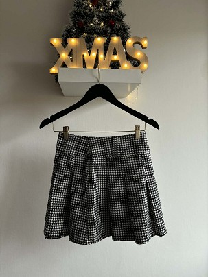 Shein kockás szoknya